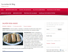 Tablet Screenshot of cocinademeg.com